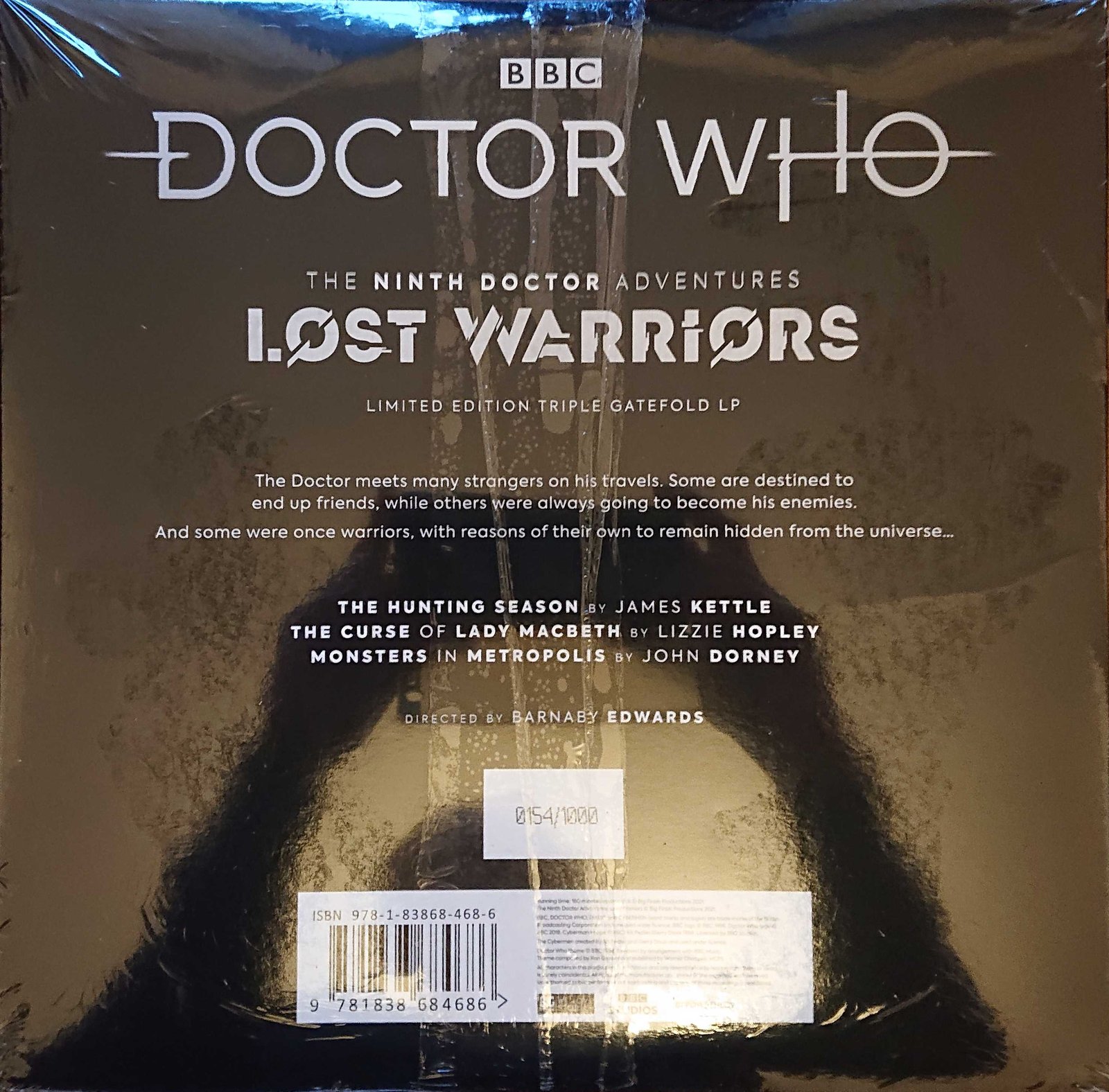 Picture of BFPDW9TH03V Doctor Who - Lost warriors by artist James Kettle / Lizzie Hopley / John Dorney from the BBC records and Tapes library